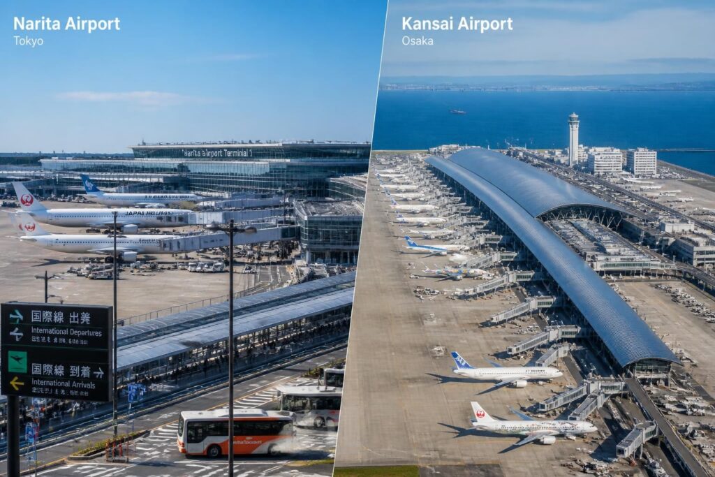 Japon aéroport : guide des principaux aéroports internationaux à Tokyo et Osaka
