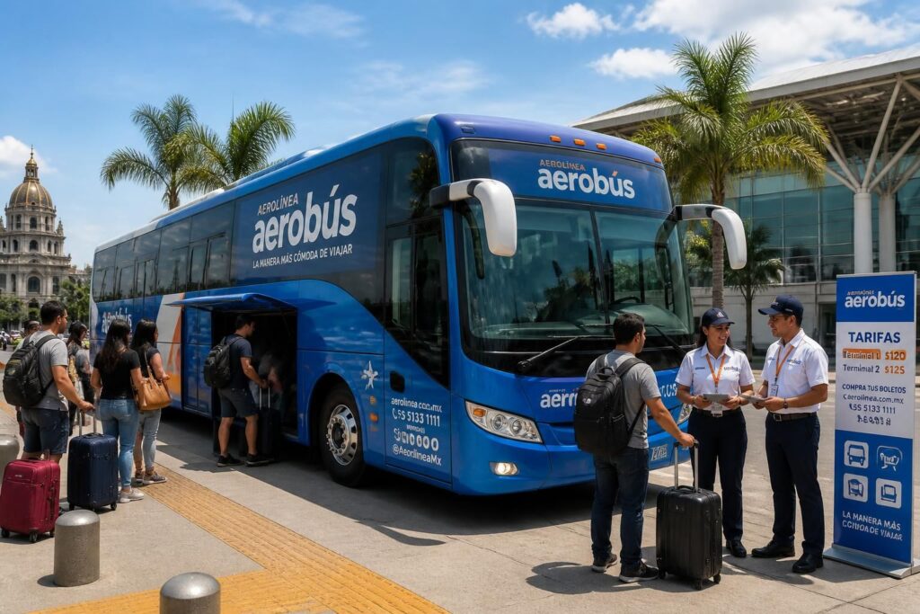 découvrez aerolinea aerobus : consultez les tarifs, les contacts et les services proposés pour voyager facilement au mexique.