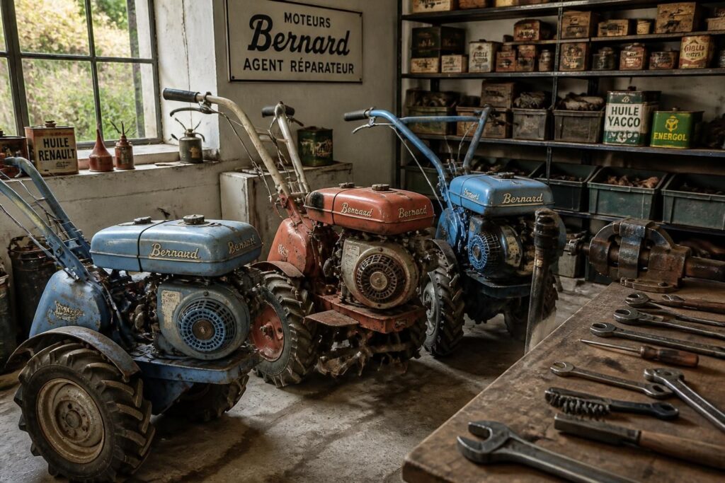 Motoculture moteur Bernard : modèles anciens et conseils d’entretien
