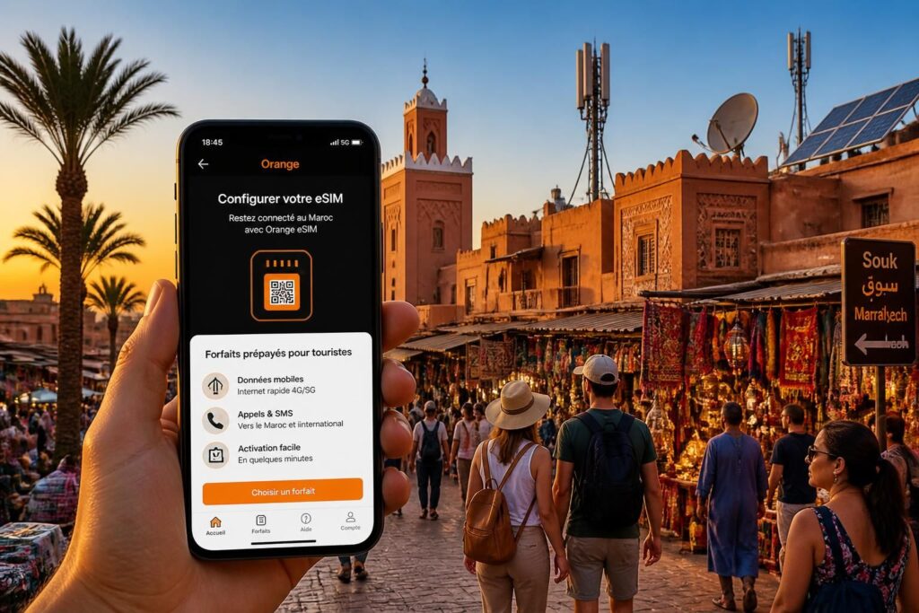 découvrez les options esim touristiques et prépayées d'orange maroc, leurs avantages et comment les activer facilement pour rester connecté lors de votre séjour.