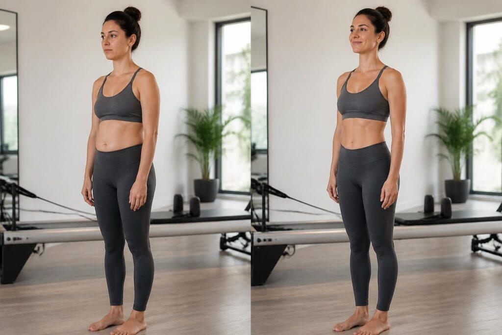 Résultat Pilates Reformer avant après : ce que révèle la transformation