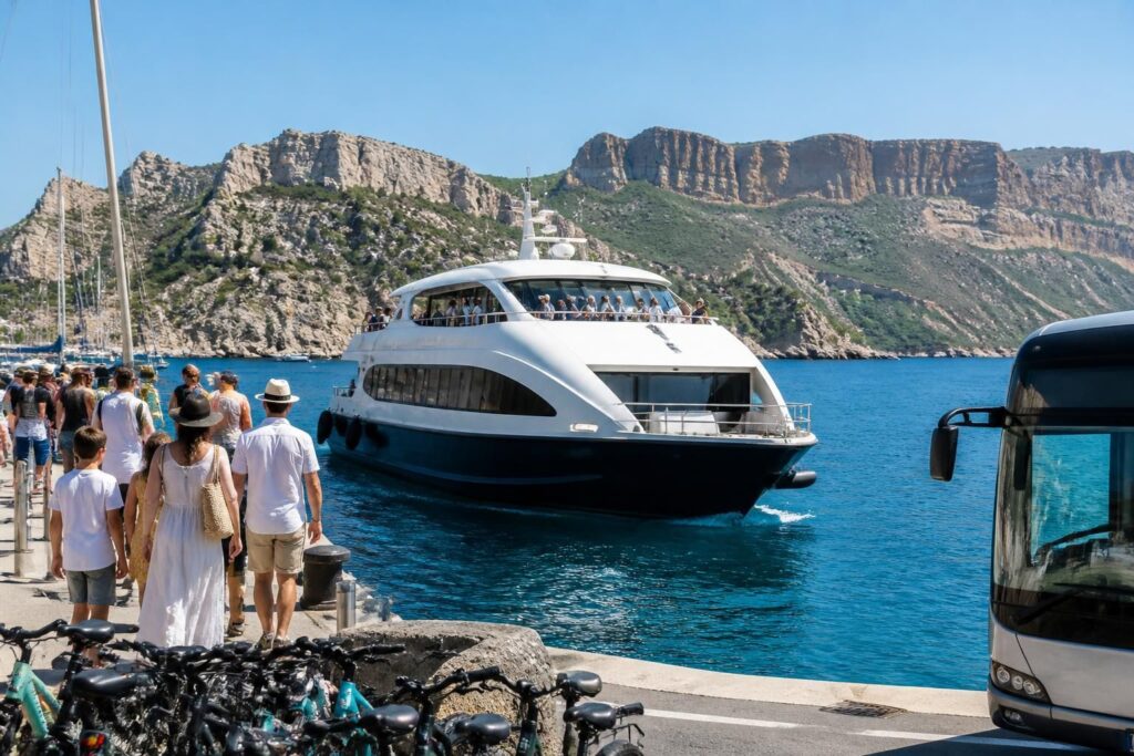 découvrez les horaires et trajets des navettes en bateau entre marseille et cassis, ainsi que des alternatives pratiques pour organiser vos déplacements en toute simplicité.