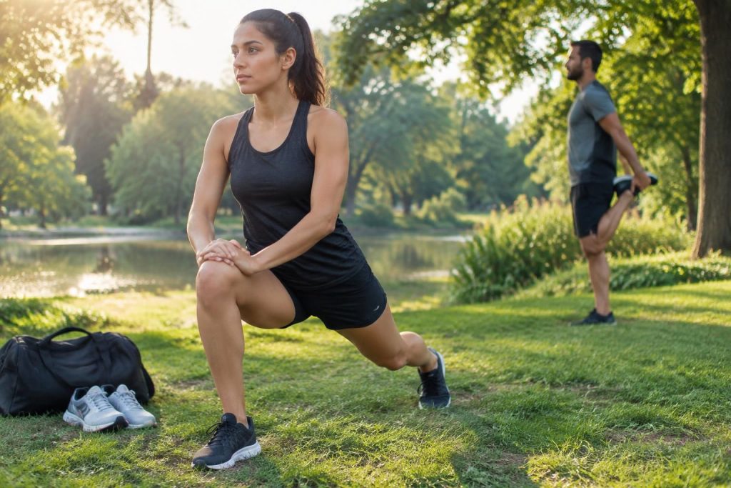Échauffement cuisse avant course à pied : exercices efficaces à intégrer