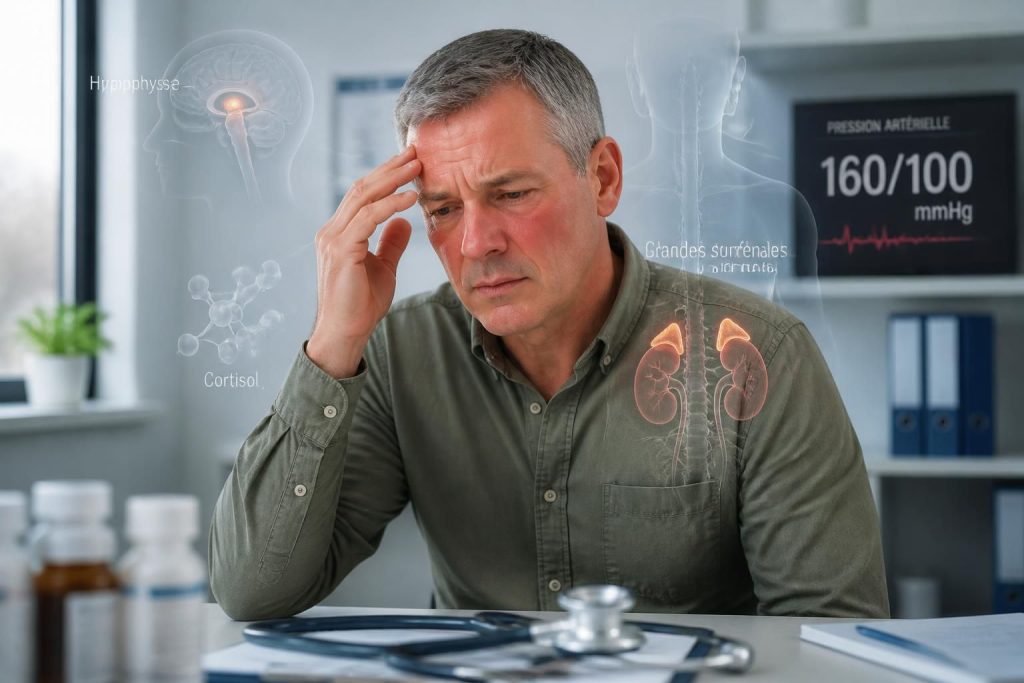 Hypertension hormonale : causes, symptômes et prise en charge chez l’homme