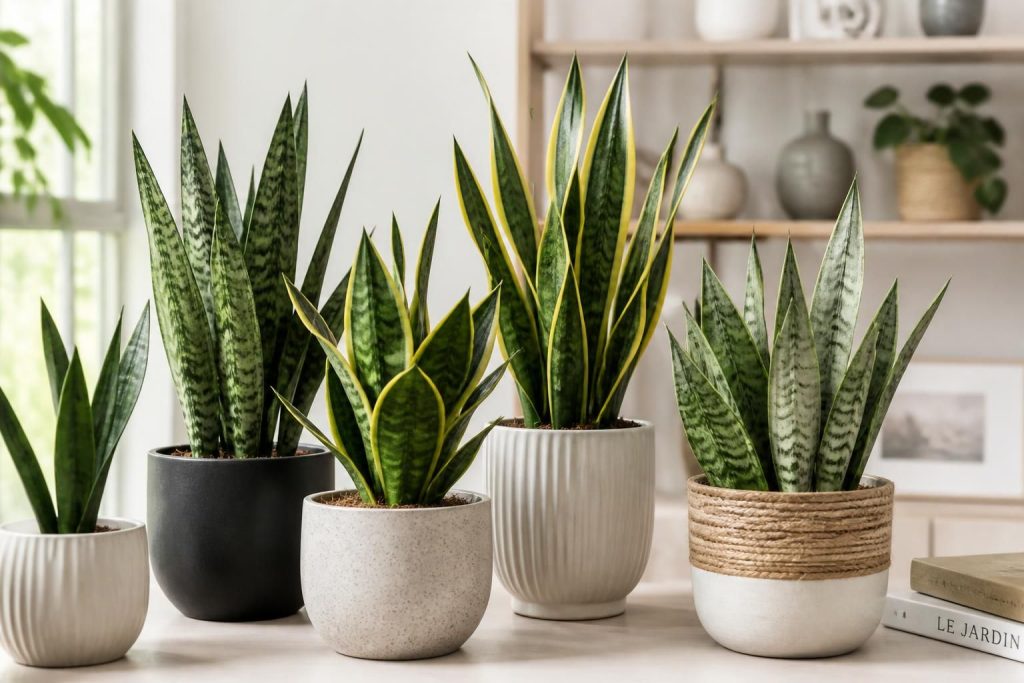 Sansevieria trifasciata : variétés et conseils d’entretien faciles