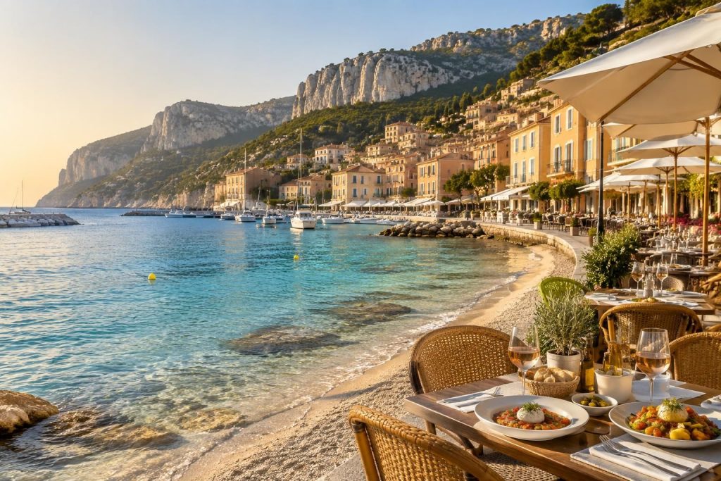 découvrez les meilleurs bars et restaurants en bord de mer à cassis : savourez une cuisine méditerranéenne avec vue sur le port et la méditerranée.